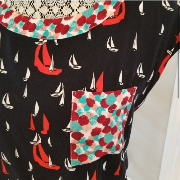 Anthropologie Porridge Petani Sailboat blouse XS NWOT - Picture 5 of 5